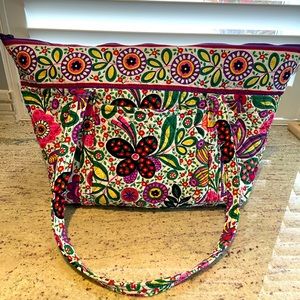 Vera Bradley Viva La Vera large tote bag
